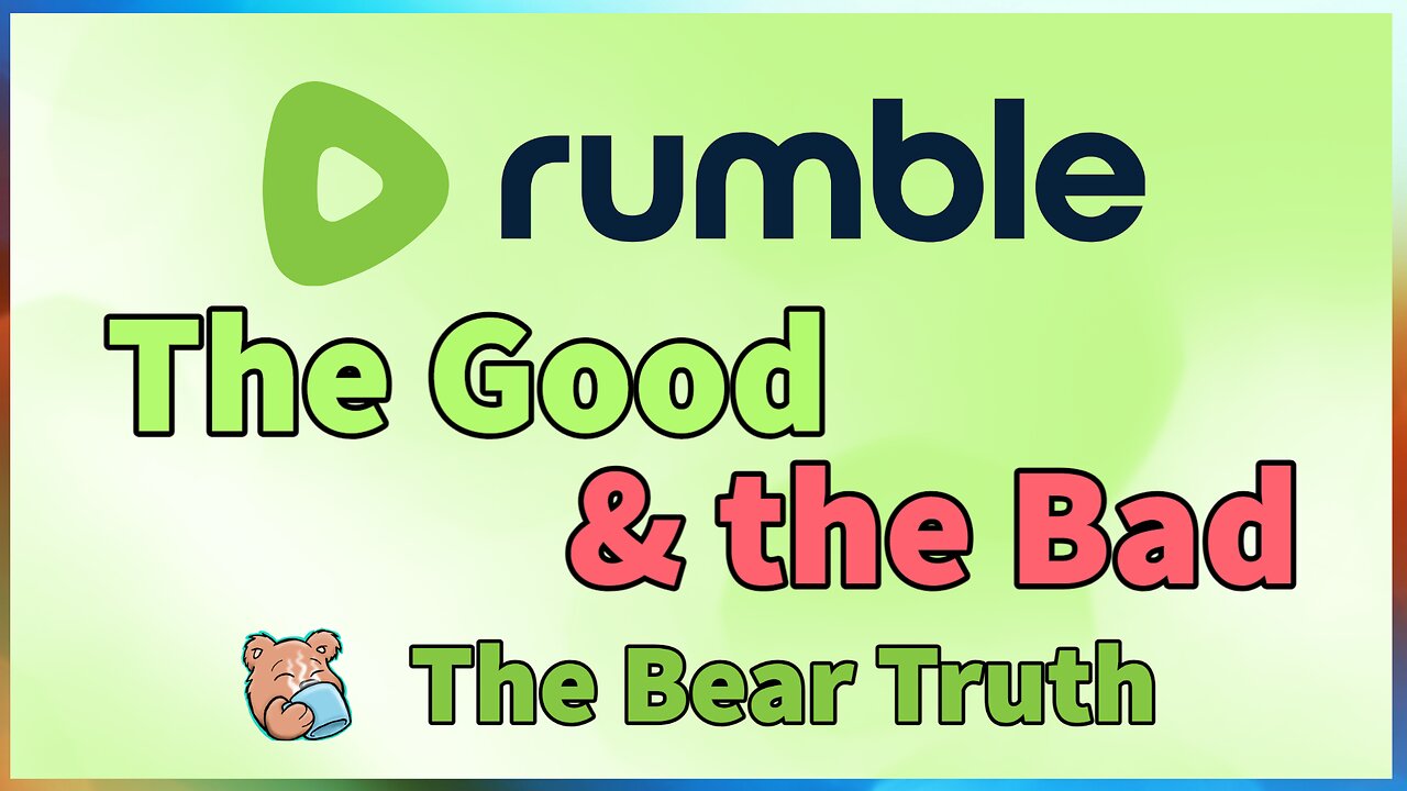 What Gamers Like & Dislike About Rumble | Rumble Pirate Panel | The Bear Truth