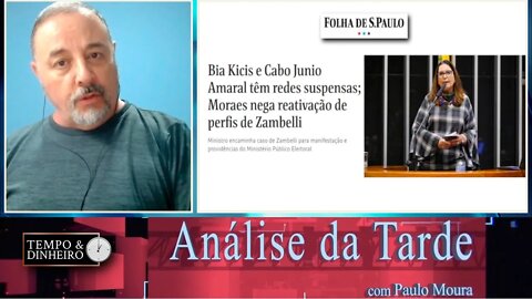 Censura imposta por Alexandre de Moraes bloqueia contas de 11 parlamentares