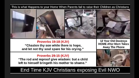 This is what Happens to your Home When Parents fail to raise their Children as Christians