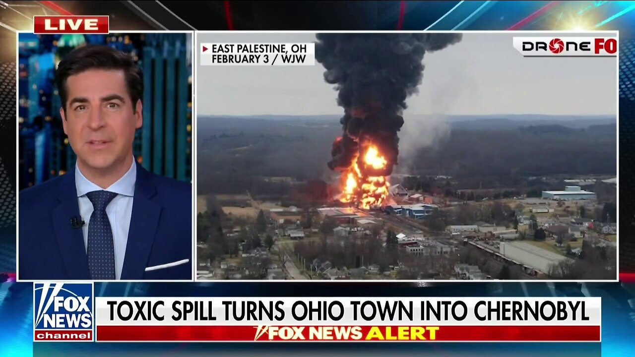 Jesse Watters Deep Coverage Of East Palestine Ohio Train Disaster