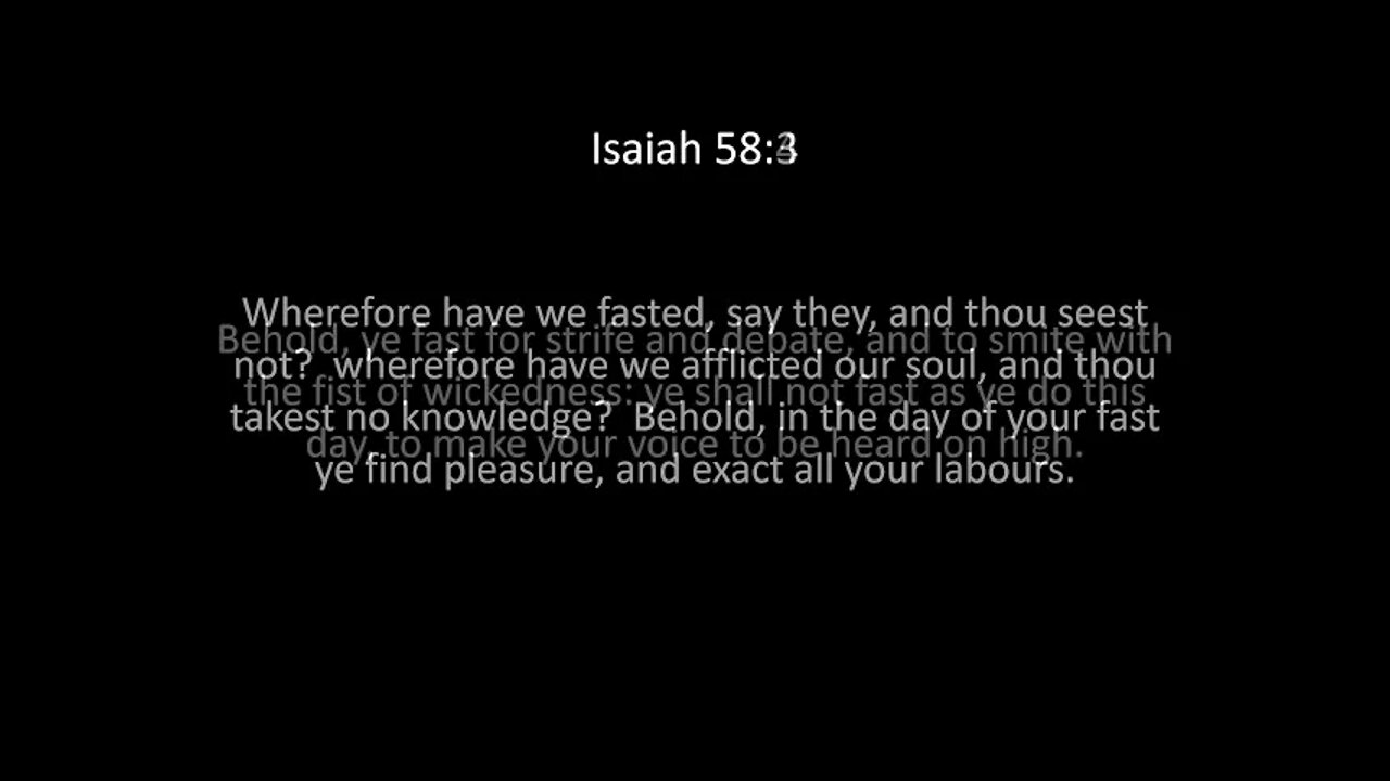 Isaiah Chapter 58