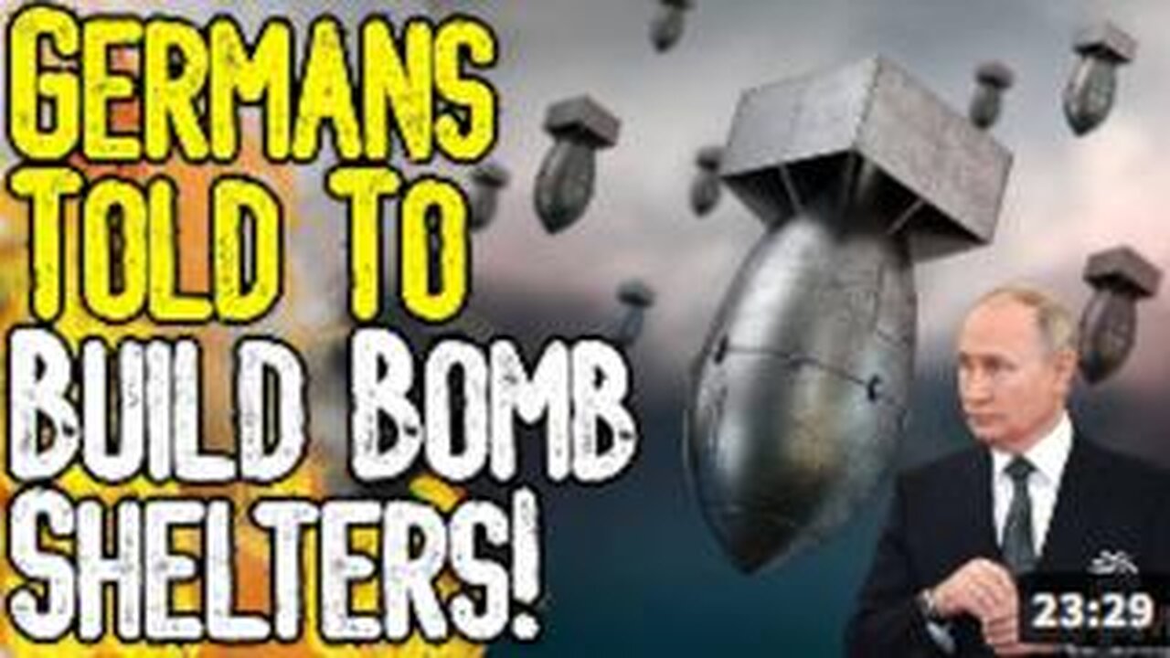 WW3 WARNING: Germany Wants Citizens To Build Bomb Shelters! - Prepare For Conflict!