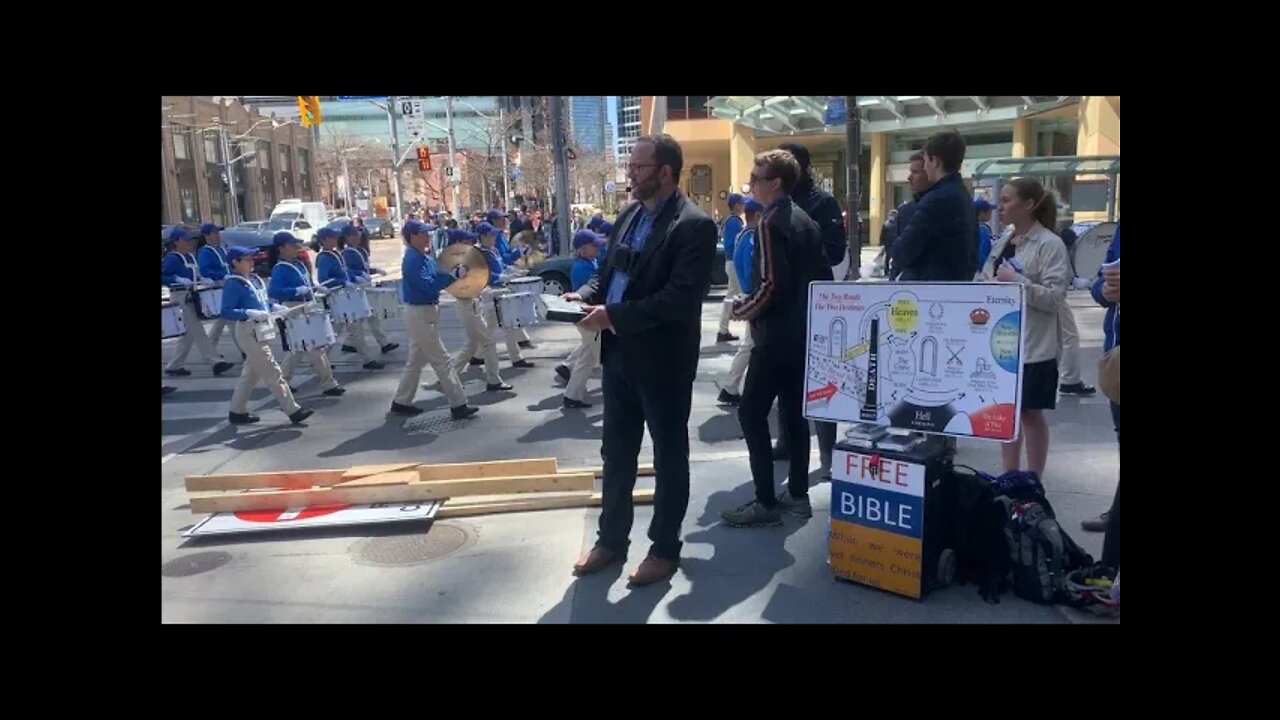 Street preaching Toronto - We must be saved