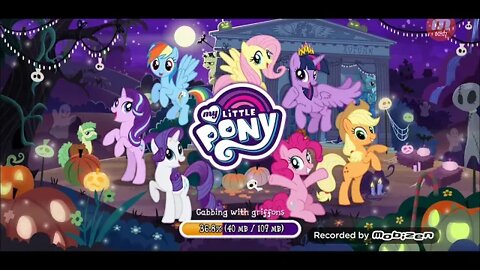 New Update for MLP Gameloft game! Update on MLP Halloween story reading!