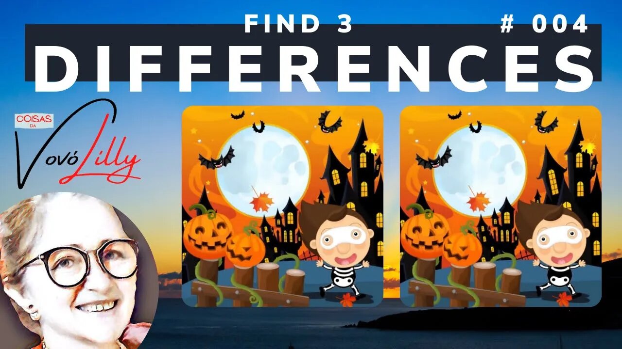 FIND THE THREE DIFFERENCES | # 004 | EXERCISE YOUR MEMORY