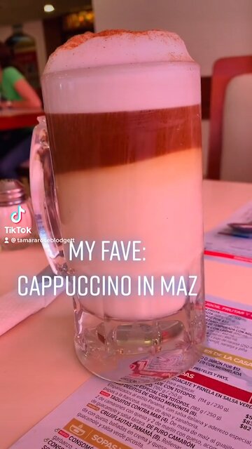Panama restaurant makes terrific cappuccino 👌