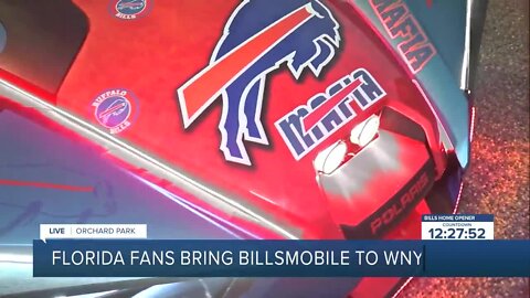 Bills Mobile makes it from Florida to Buffalo for the Bills home opener