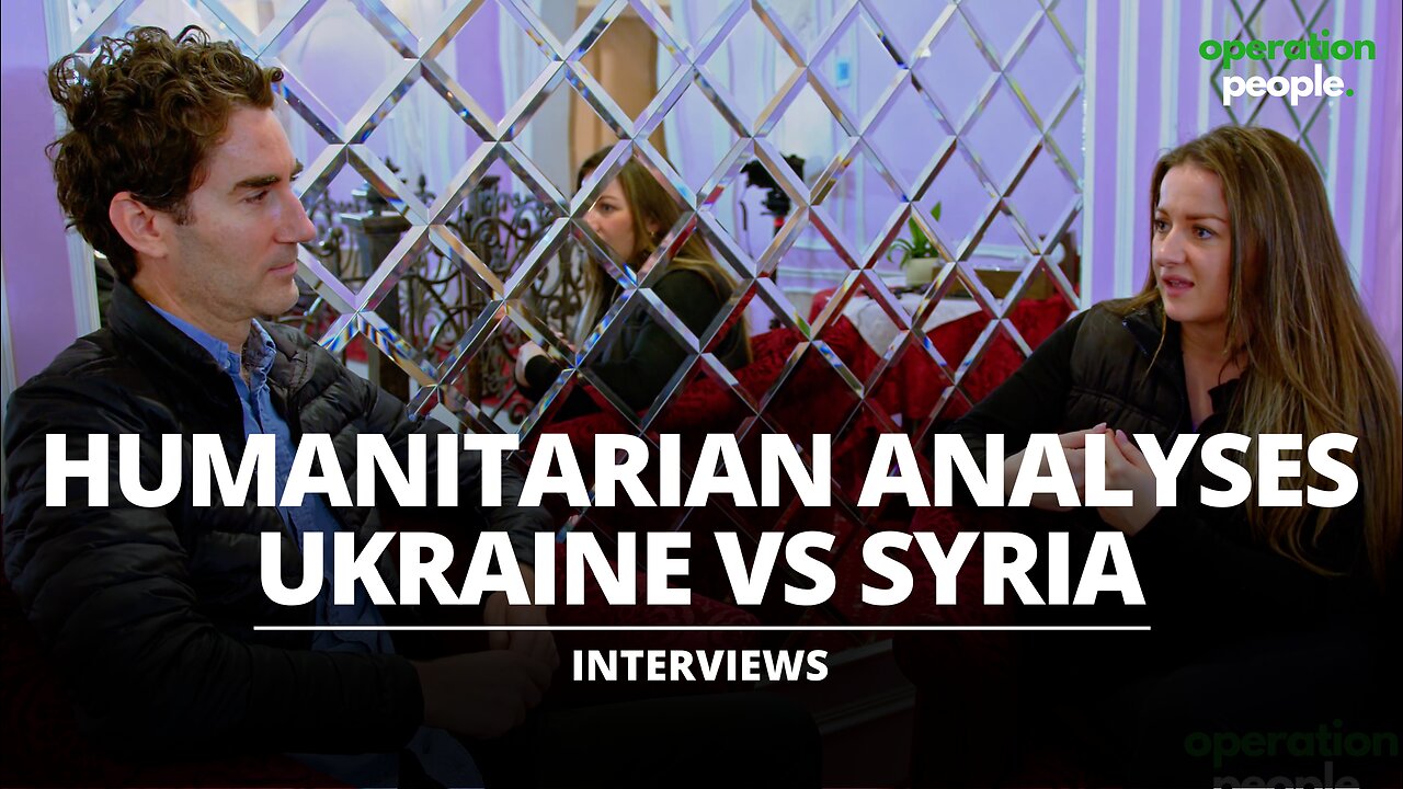 Humanatarian working in Ukraine compares the stark differences to the Syria and Afghanistan wars.