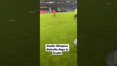 Stadio Olimpico distrutto dopo la finale!