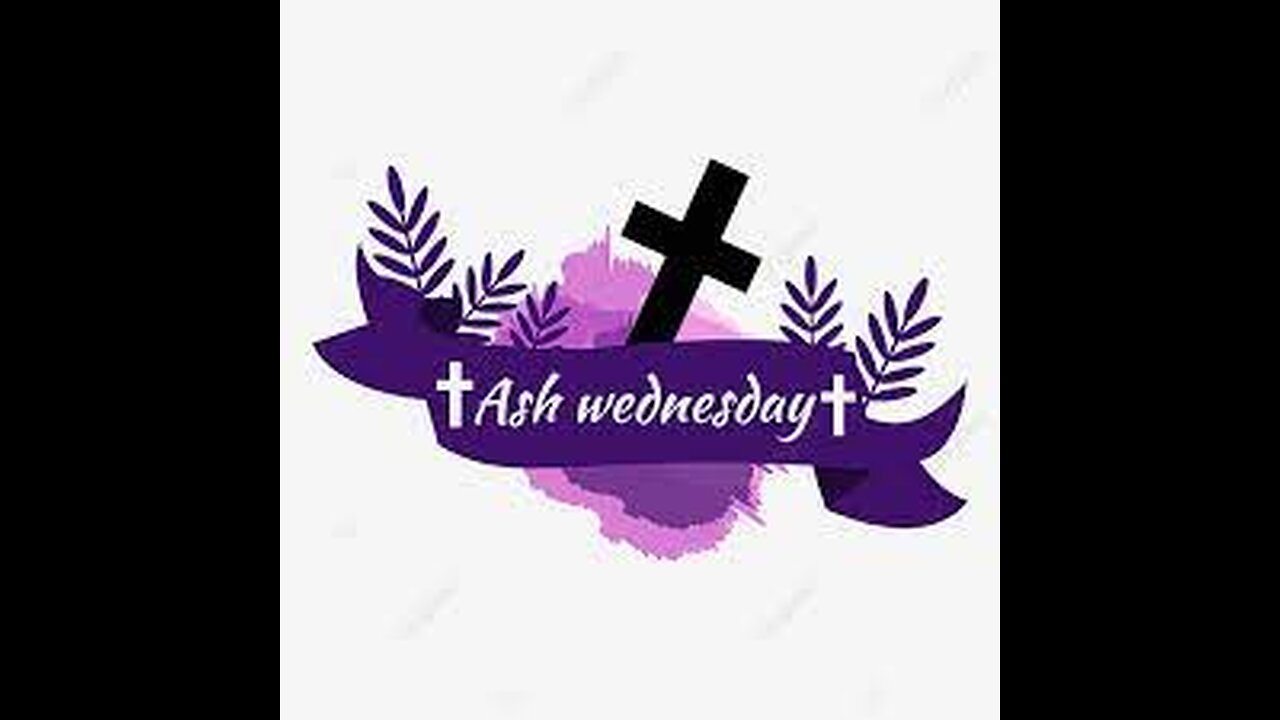 Ash Wednesday worship service