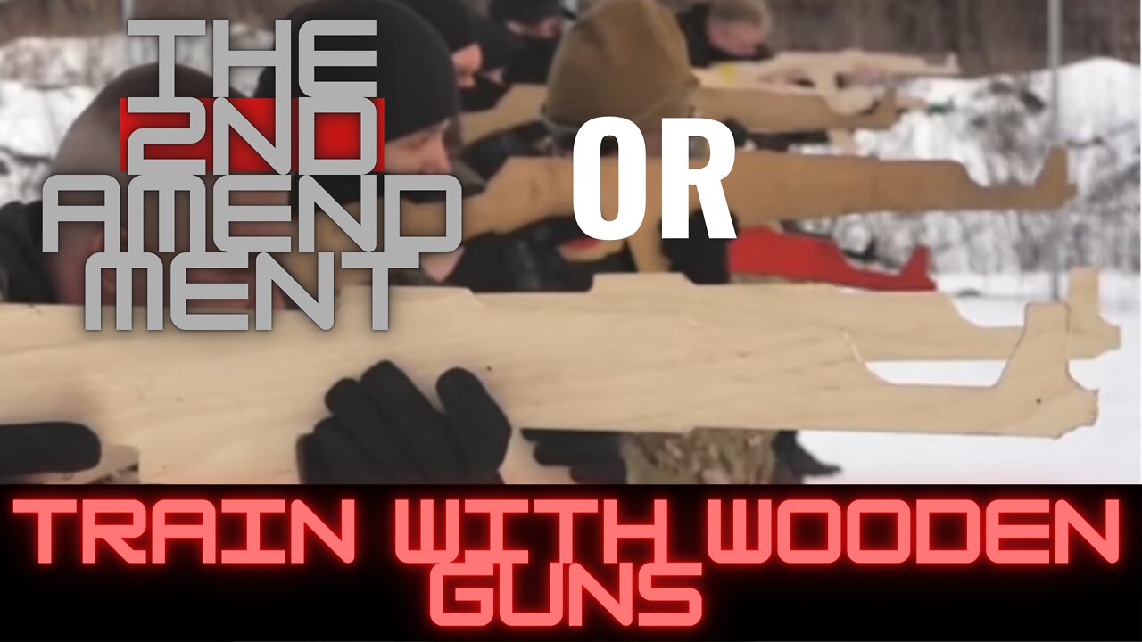 Ukranian Civilians train for WAR... with WOODEN GUNS