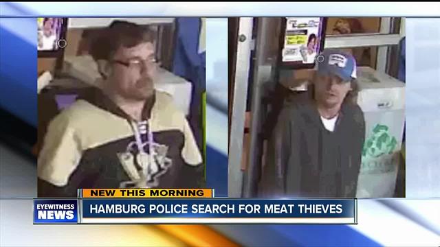 Police want to talk to men about stolen steaks