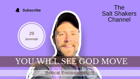 YOU WILL SEE GOD MOVE!