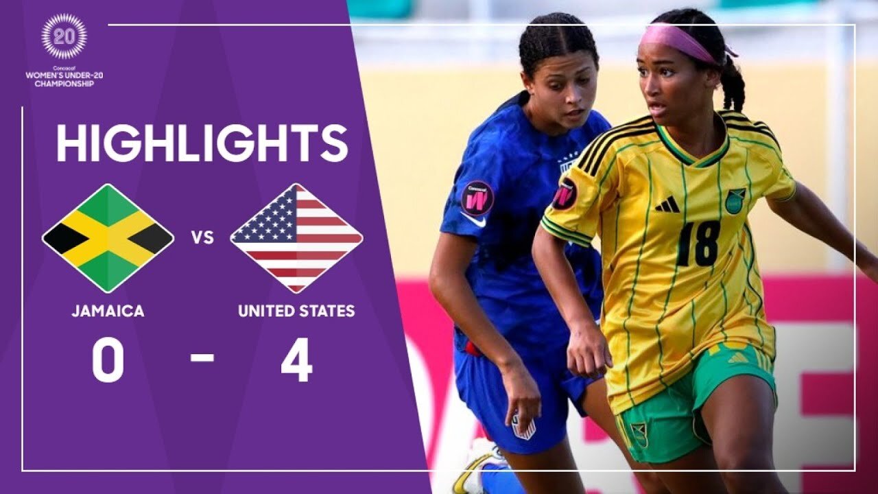 United States 1-4 Jamaica | Concacaf Women's Under-20 Championship in 2023