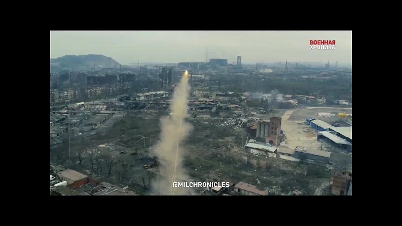 Russian Rocket Launcher UR-77 Incinerates Nationalists "Azov" Fortified Strongholds In Mariupol