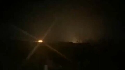 TOS heavy flame thrower engagement against Ukrainian positions