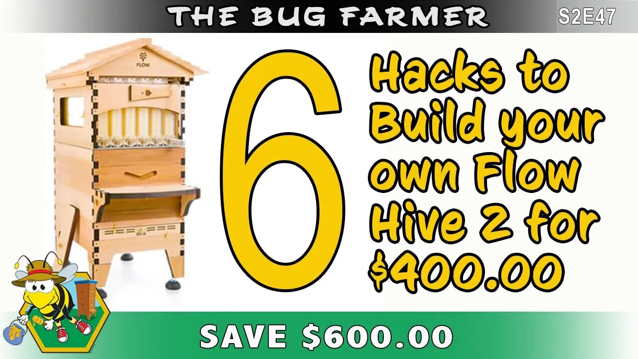 Flow Hive Hack - How to build your own flow hive for 400.00. Flow hive tips and tricks. Save Money.