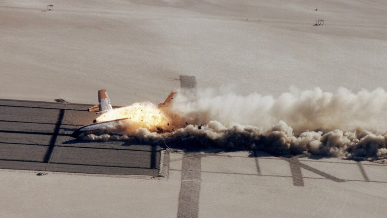 Boeing 720 Controlled Impact Demonstration (CID), 1984