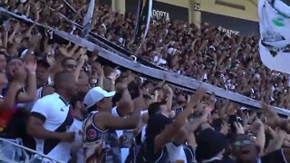 TORCIDA DO VASCO CANTANDO APÓS O GOL 2022