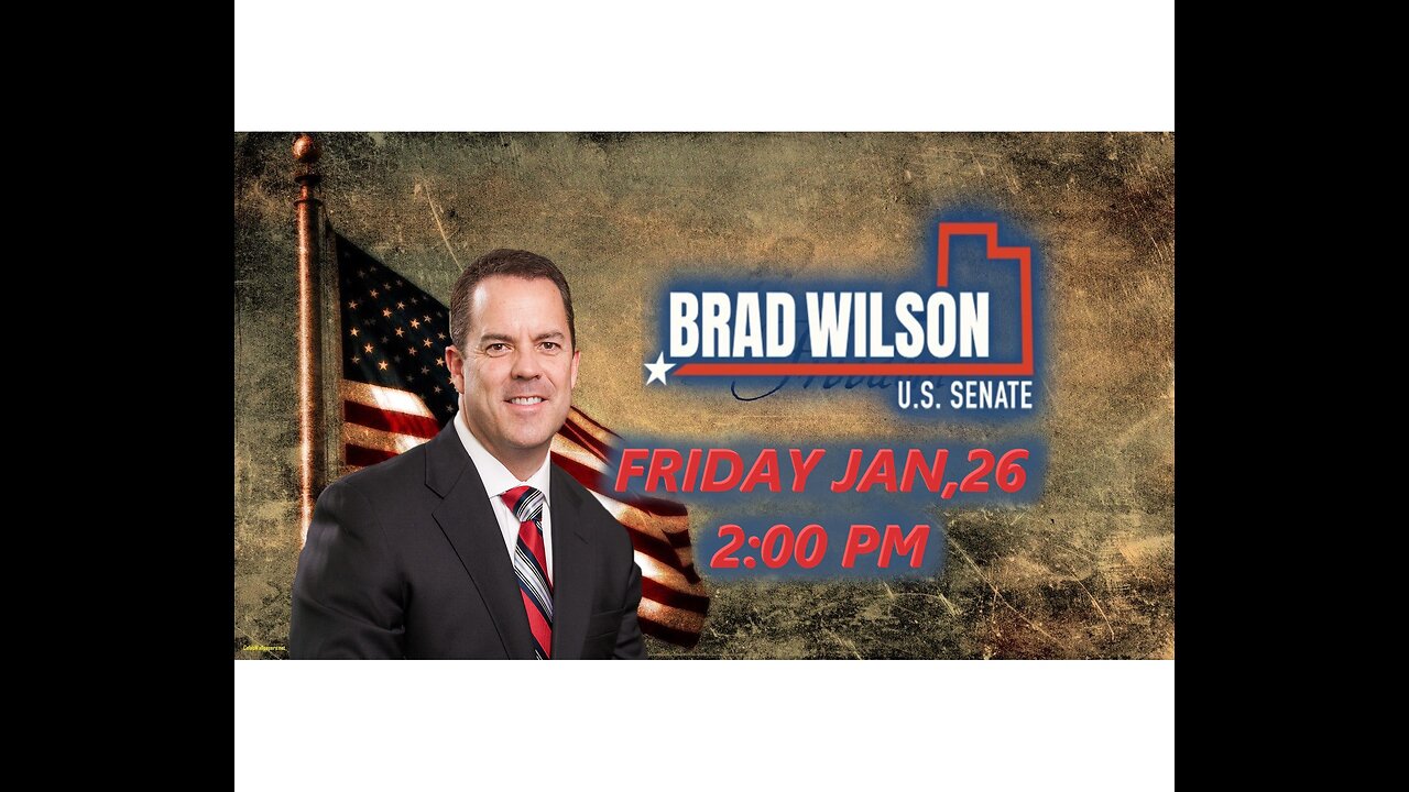 Brad Wilson running for US Senate