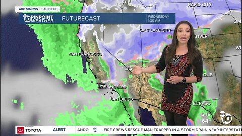 ABC 10News Weather with Meteorologist Angelica Campos