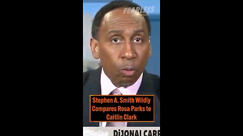Stephan a Smith comparing Caitlin Clark with Rosa parks