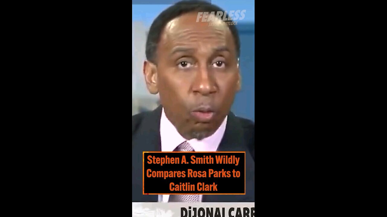 Stephan a Smith comparing Caitlin Clark with Rosa parks