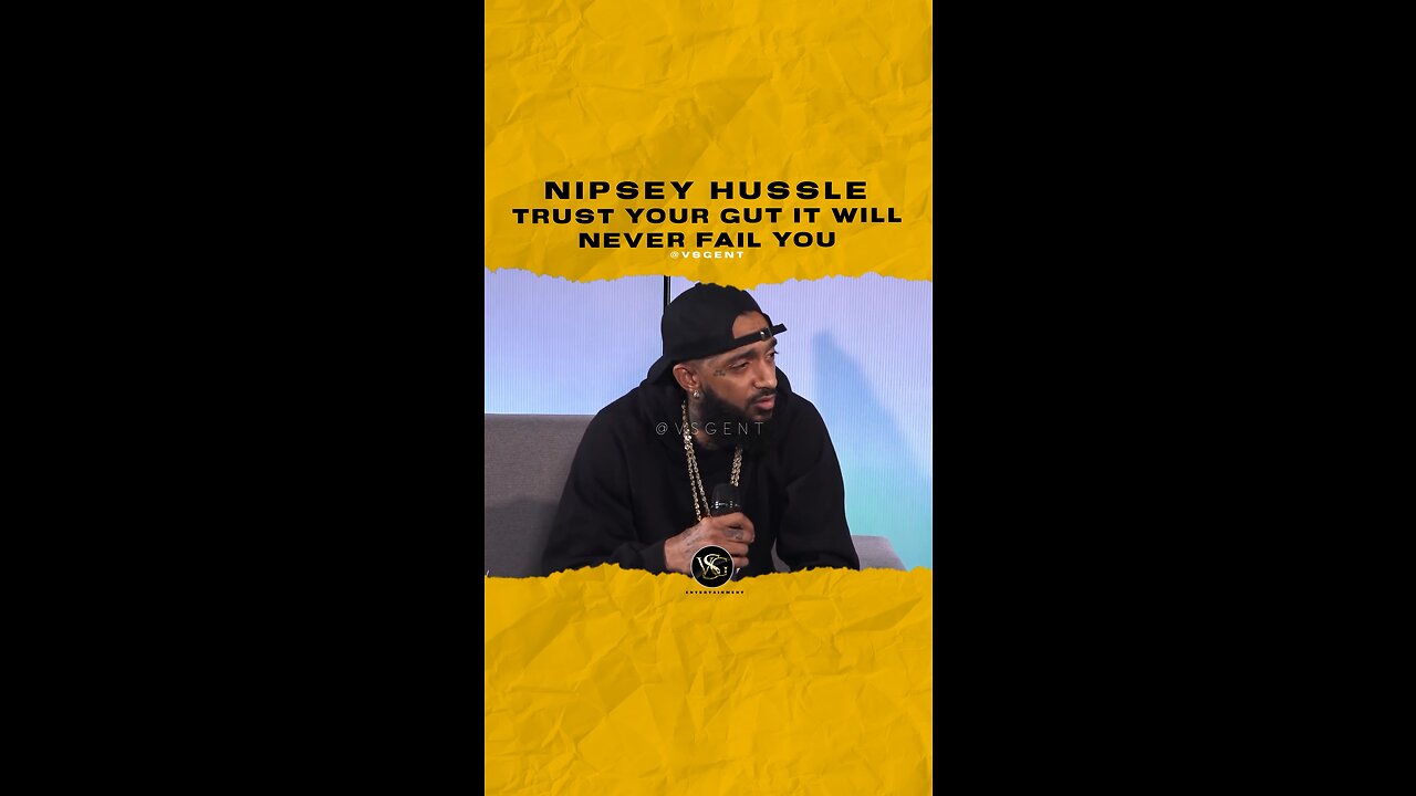 #nipseyhussle Trust your gut it will never fail you. 🎥 @hot97