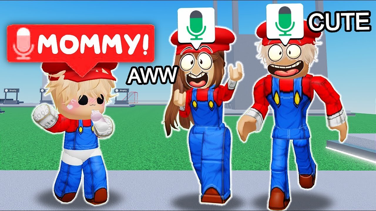 Matching AVATARS As a BABY In Roblox VOICE CHAT 6!