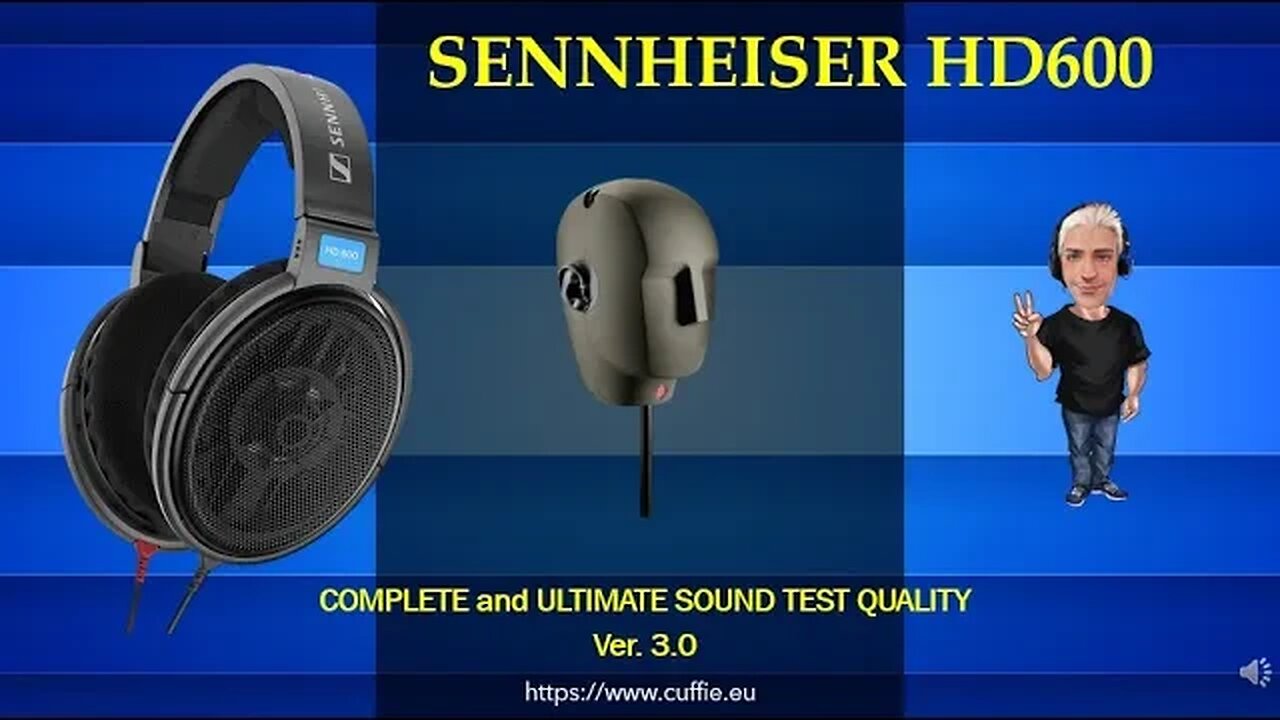 SENNHEISER HD600 Complete Ultimated Sound Test Quality