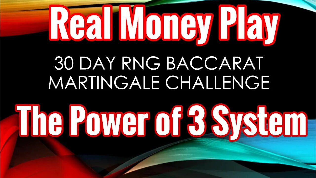 Live Cam Turns Deadly! || The Power of 3 System || How to Win at Baccarat.