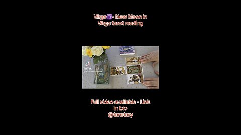 Virgo♍️ - New Moon in Virgo tarot reading extract #tarotary #virgo #tarot #newmoontarot