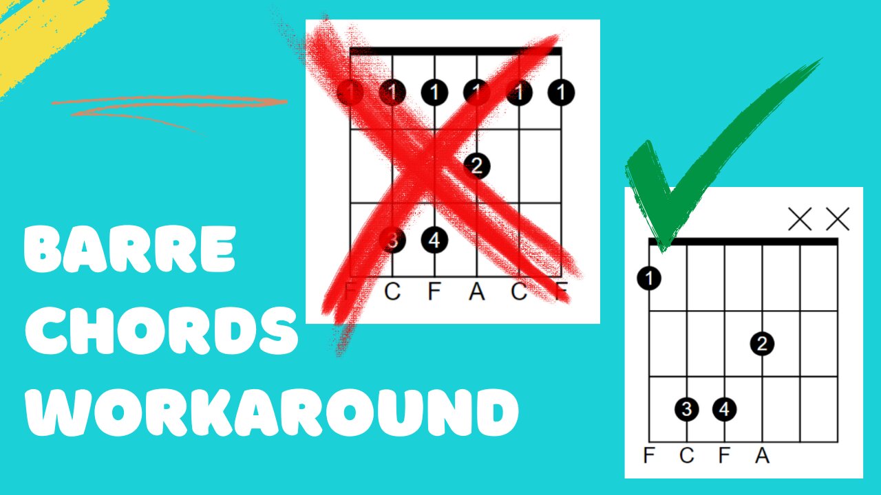 Barre Chord Workaround on Guitar