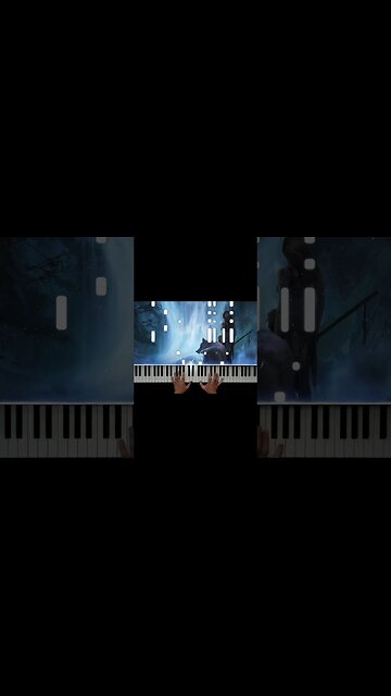Princess Mononoke Main Theme (Piano Cover) #shorts