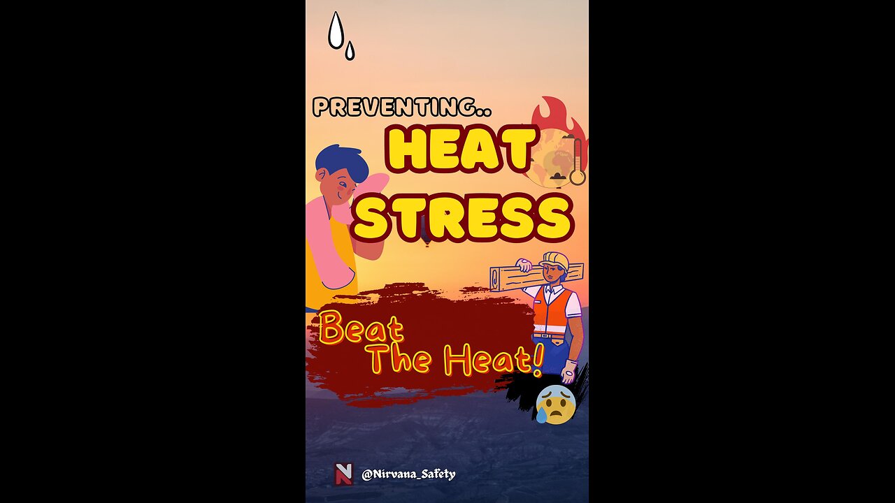 Beat the Heat: Preventing HEAT STRESS at Work!! #shortsvideo #Viral #heatstroke #climatechange