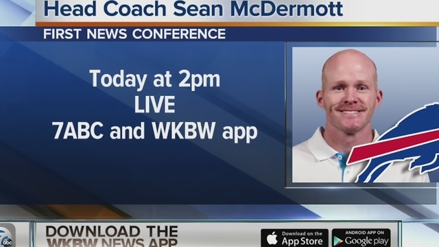 Bills formally introduce Sean McDermott as Head Coach