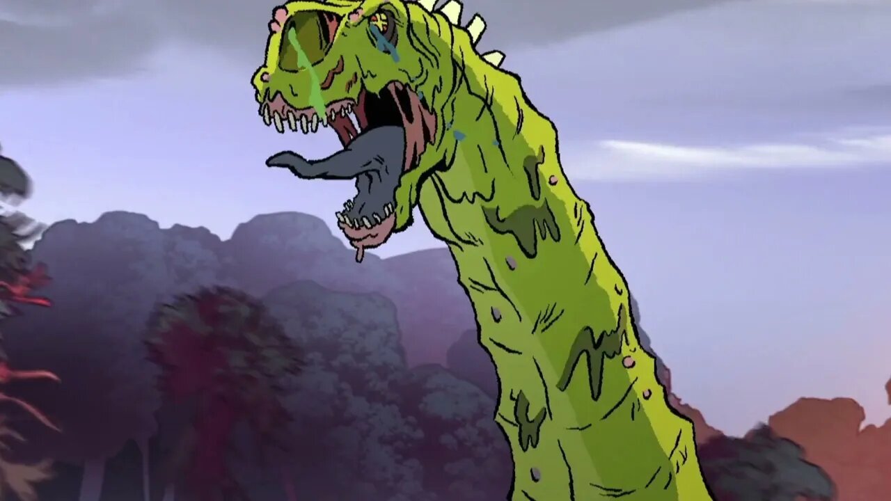 Zombie Argentinosaurus Chase | [Flashback] Primal Season 1