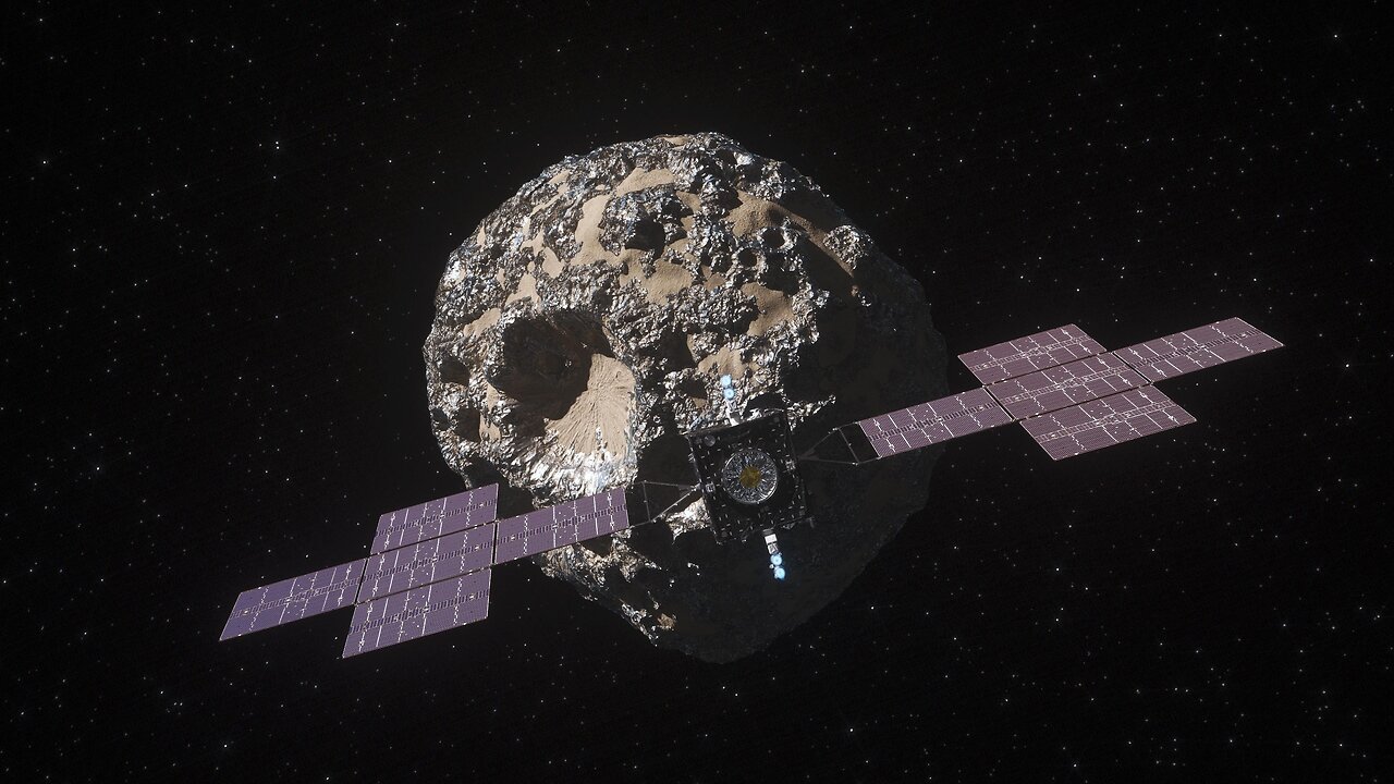 A Visit to a Metal Asteroid?