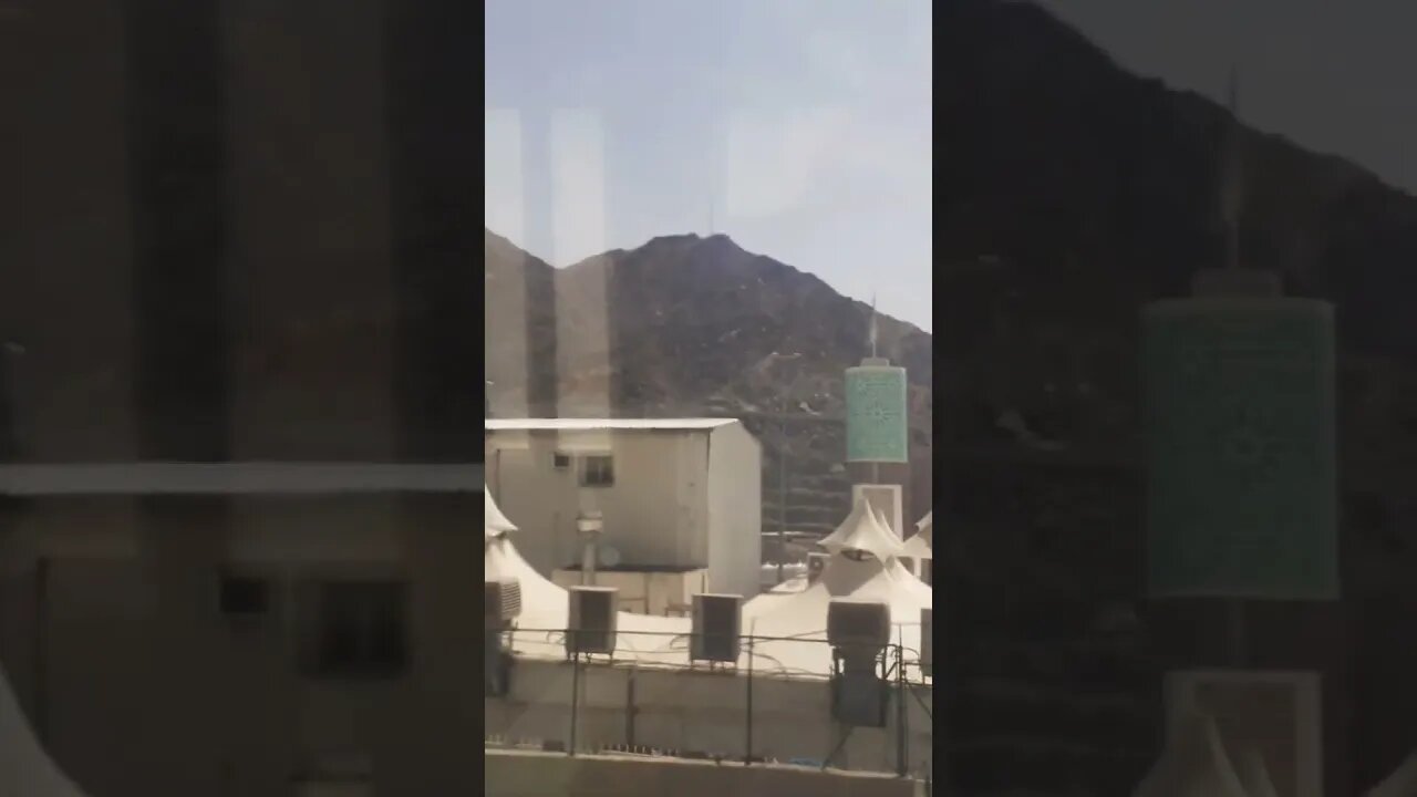 Awesome mina camp view from train | #hajj #mina #train
