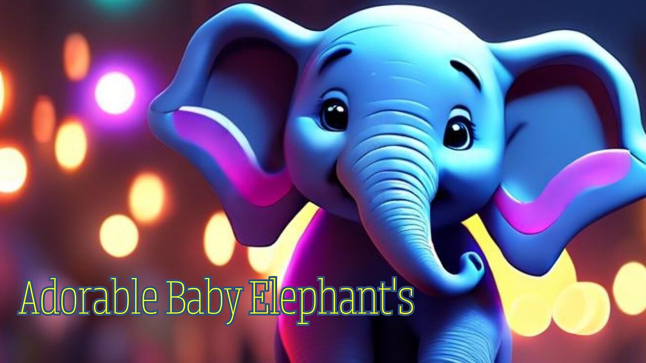 "Adorable Baby Elephant's Playtime Delights | Cute and Funny Elephant Moments!"