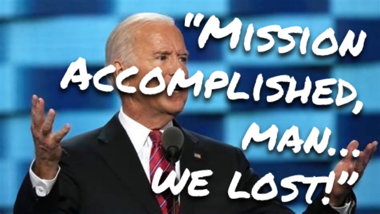 Treasonous Joe's "Epic Victory" Speech on Afghanistan