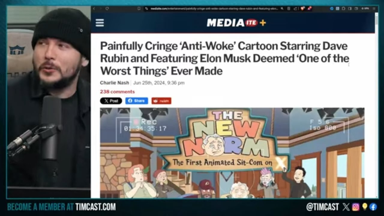 Anti-Woke Show The New Norm ROASTED As CRINGEST THING EVER, Fake Bill Maher Quote & Elon Musk Cameo