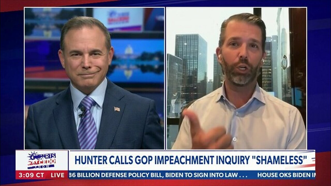 Hunter calls GOP impeachment inquiry "shameless"