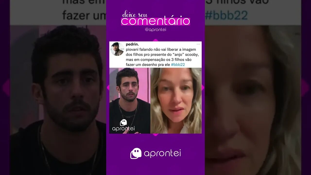 LUANA PIOVANI NÃO VAI LIBERAR A IMAGEM DOS FILHOS DE NOVO