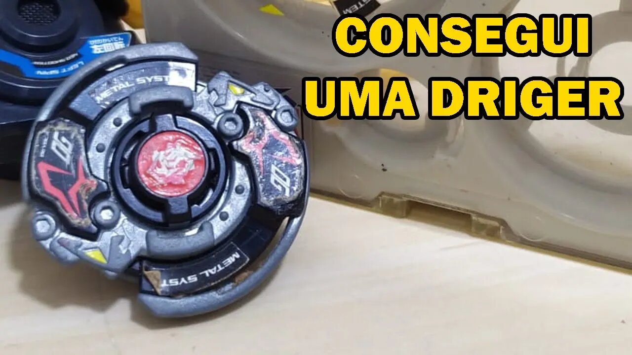 CONSEGUI UMA DRIGER MS | Beyblade HMS | Unboxing, Análise e Teste