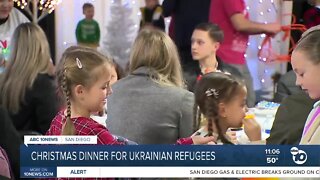 Christmas dinner for Ukrainian refugees