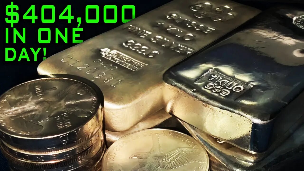 ONE Man Bought $404,000 In Silver Bars In ONE Day!