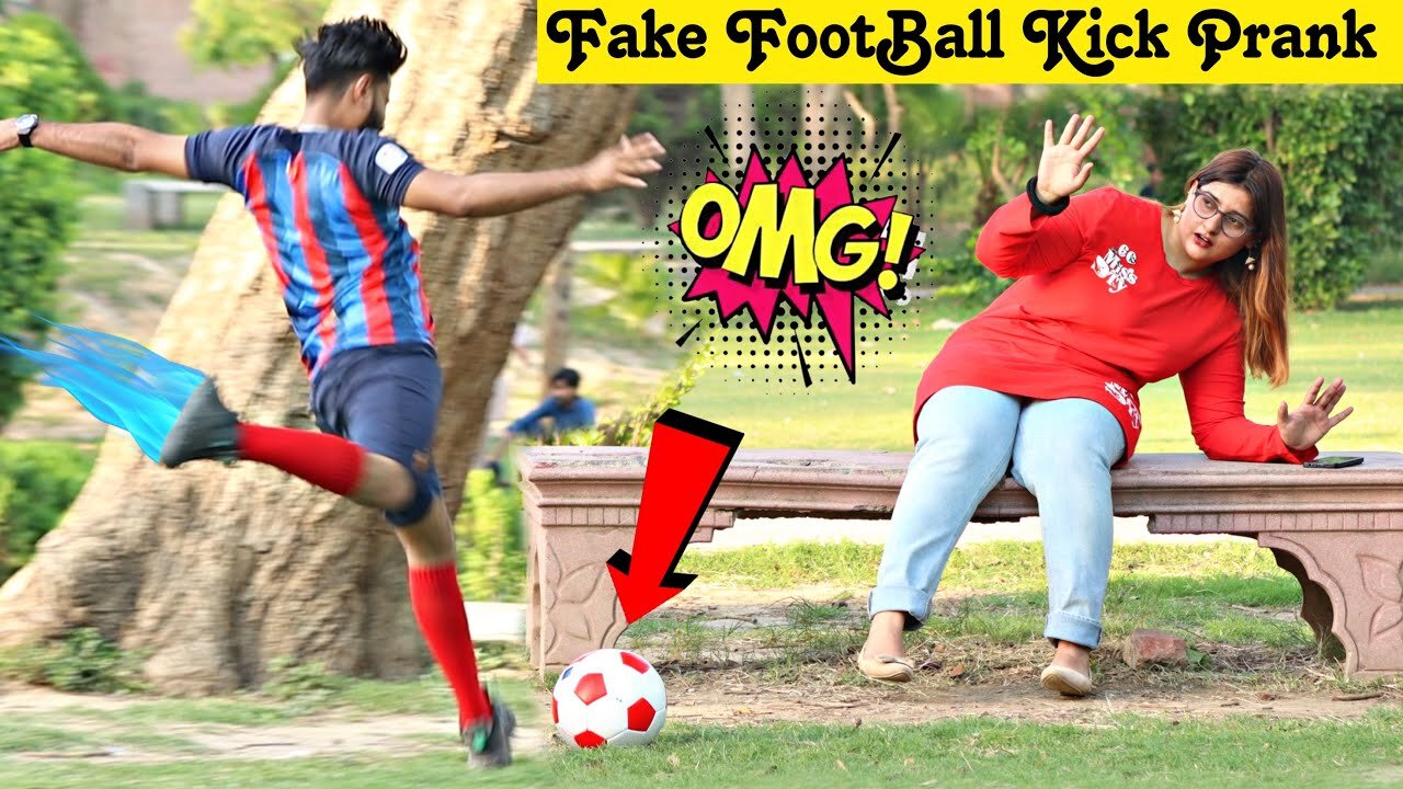 Fake Football Kick Prank