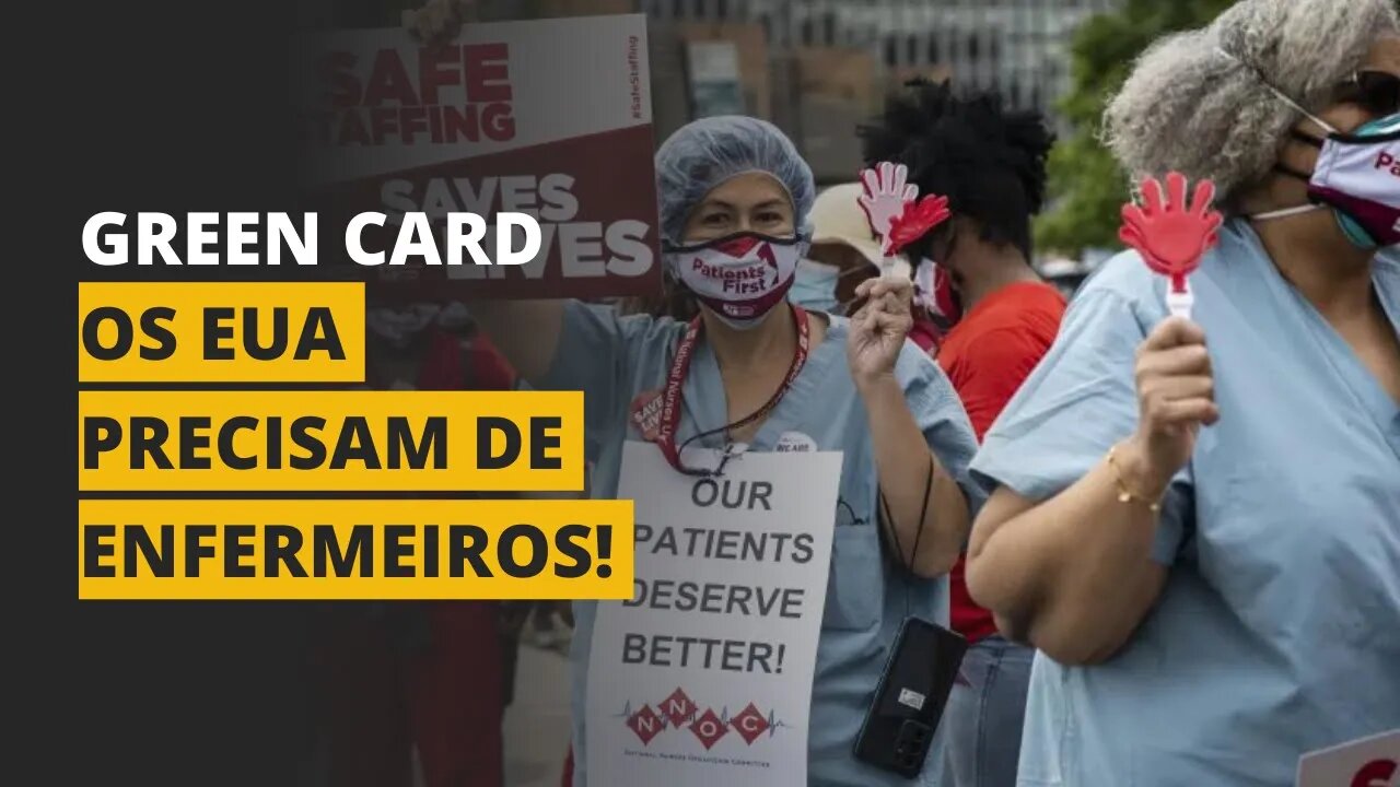 GREEN CARD PARA ENFERMEIROS BRASILEIROS!