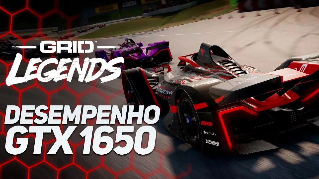 GRID LEGENDS TÁ BEM OTIMIZADO? DESEMPENHO NA GTX 1650